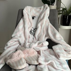Victoria Secret Bathrobe and Slippers
